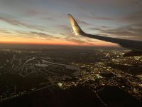 Flug über Amsterdam