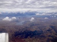 Flug über die Anden