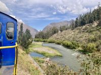 Zugfahrt nach Ollantaytambo