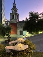 Meine neuen Sandalen in Santiago