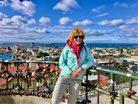 Die bunte Stadt von der Aussichtterasse aus