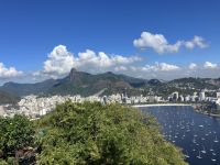 Sicht vom Zuckerhut auf den Corcovado