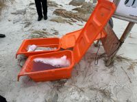 Schüsseln zum Füße desinfizieren 