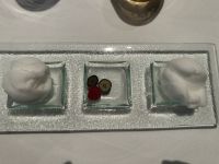 Nachtisch: Eis und Obst