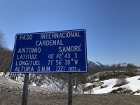 Andenpass zwischen Argentinien und Chile