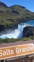 Torres del Paine Nationalpark, Chile, Wasserfall