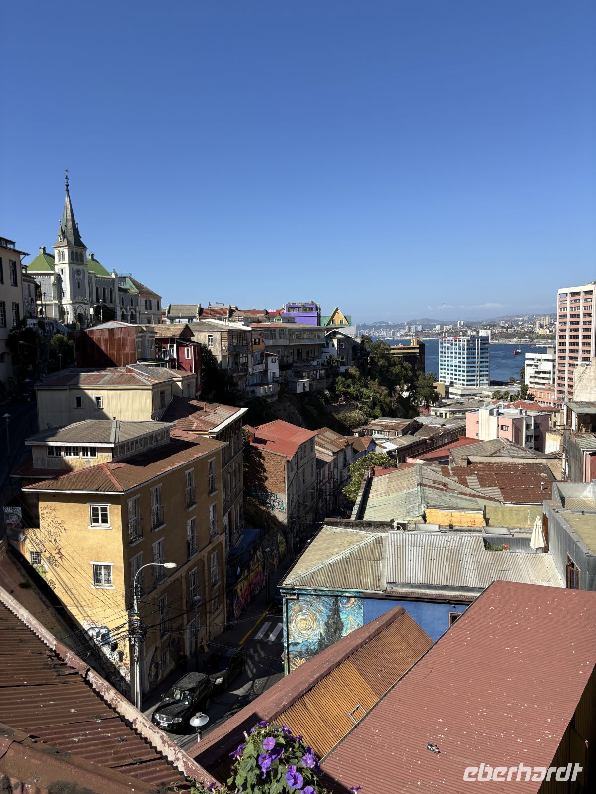 Ausblick vom Hotel in Valpariso &ndash; &copy;  (Eberhardt TRAVEL)