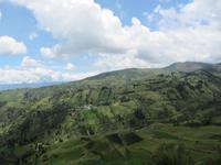Fahrt auf der Straße der Vulkane