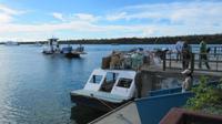 Galapagos - Ausflug nach Bartolome-  Fähre in Baltra