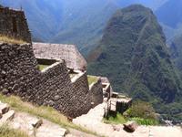 Auf dem Machu Picchu in Peru
