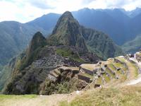Auf dem Machu Picchu in Peru