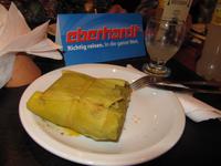 Humita - Abendessen in Salta in der Vieja Estacion