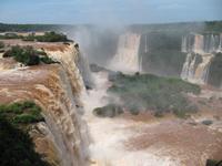 Iguazu Wasserfälle - brasilianische Seite, Blick vom Panoramaturm