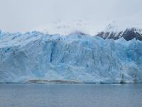 Patagonien - Bootsfahrt zum Perito Moreno-Gletscher, Kalbung