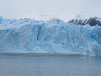 Patagonien - Bootsfahrt zum Perito Moreno-Gletscher, Kalbung