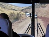 auf der (Schotterpisten-) Umleitung nach Puno