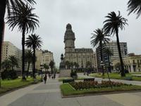 Uruguay/ Montevideo - Plaza de la Idenpendencia mit dem Denkmal von General J.Artigas