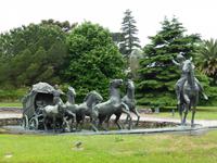 Uruguay/ Montevideo - Skulpturengruppe in der Parkanlage 