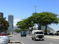 Brasilien/ Rio de Janeiro -  Straßenbild in der Avenida Atlantica/ Copacabana