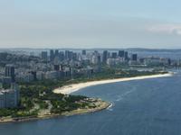 Brasilien/ Rio de Janeiro -  Blick vom Morro da Urco auf Rio - Down Town