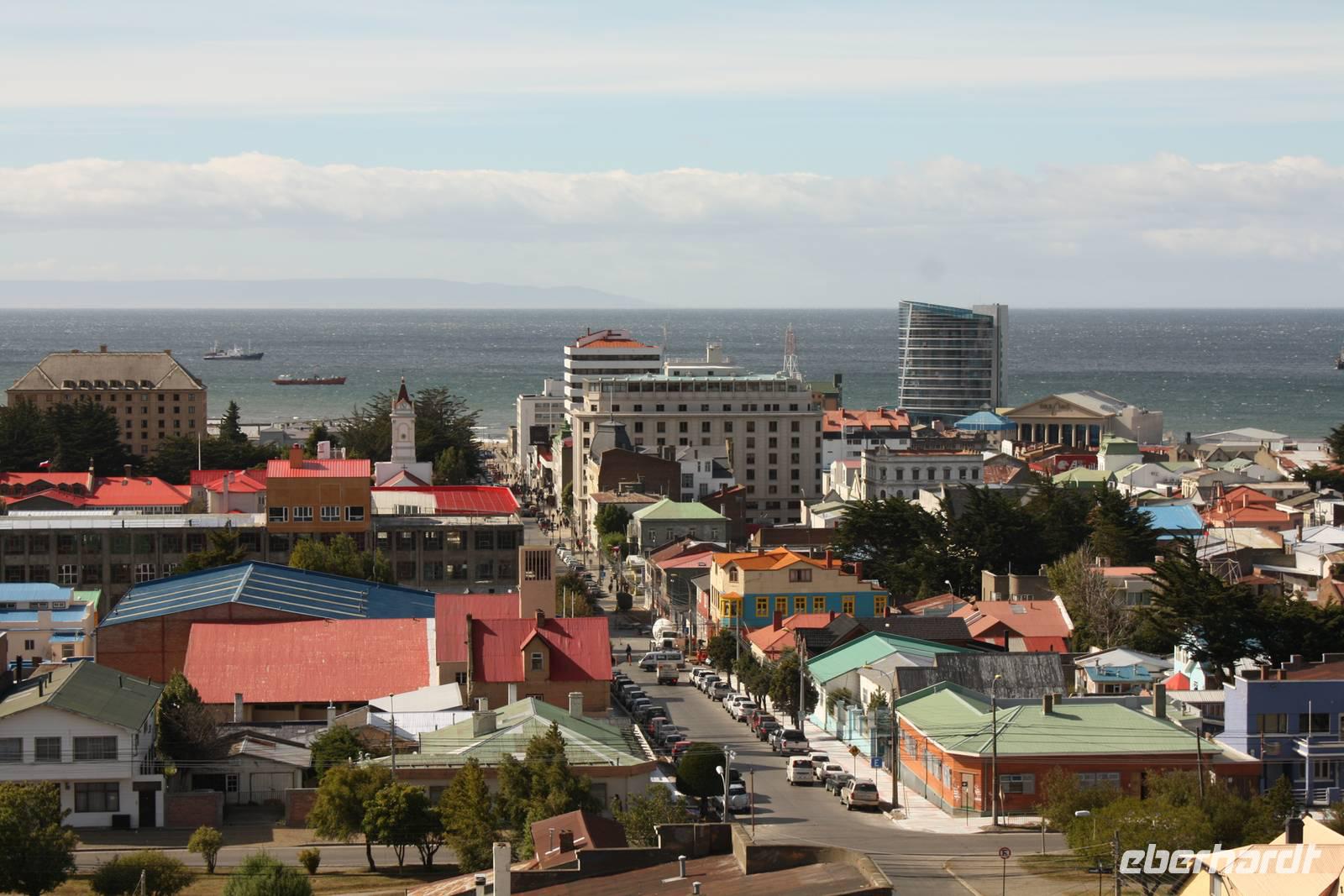 Blick über Punta Arenas