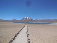 Lagune Miniques  im Andenhochland