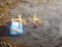 Eierkochen am El Tatio