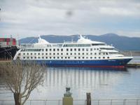 Stella Australis im Hafen von Ushuaia
