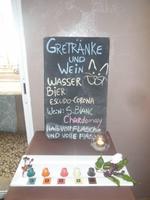 Speisekarte extra auf deutsch für uns