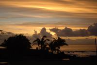 Sonnenuntergang Hanga Roa, Osterinsel