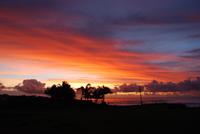 Sonnenuntergang Hanga Roa, Osterinsel