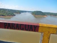 an der Grenze zwischen Paraguay und Brasilien