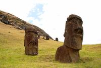 Moai am Steinbruch