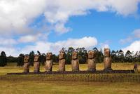 Sieben Moai Ahu Akivi