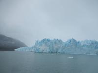 die beeindruckende Gletscherwand