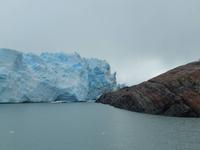 Gletscher trifft auf Land
