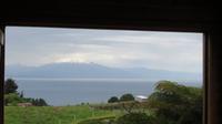 Blick über Llanquihue See mit Vulkan Osorno