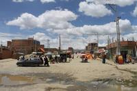 Bolivien - Titicacasee - Fahrt durch El Alto nach La Paz
