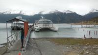 Bootsanlegestelle am Perito-Morena-Gletscher