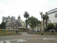 Buenos Aires Kathedrale des neuen Papstes Franziscus Gebäude rechst mit Säulen