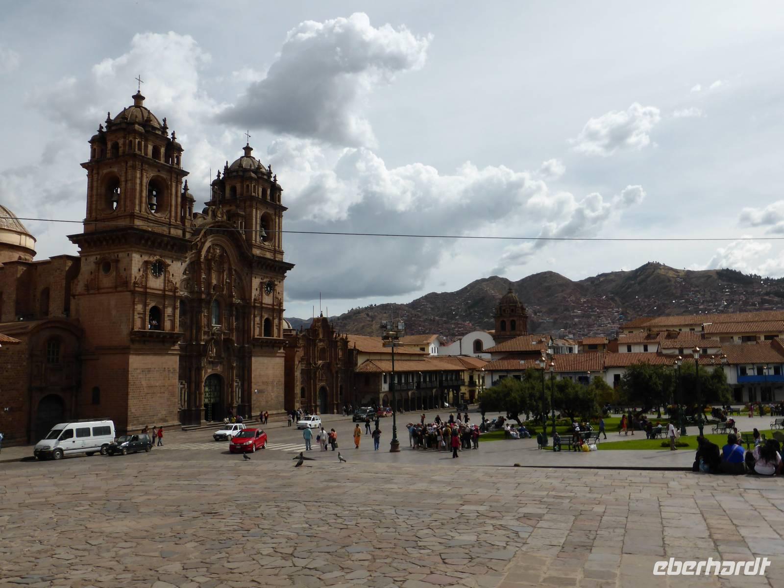 Cusco - die Kirche La Compania am Plaza de Armas