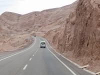 Fahrt durch das Tal der Dinosaurier, Atacama Wüste