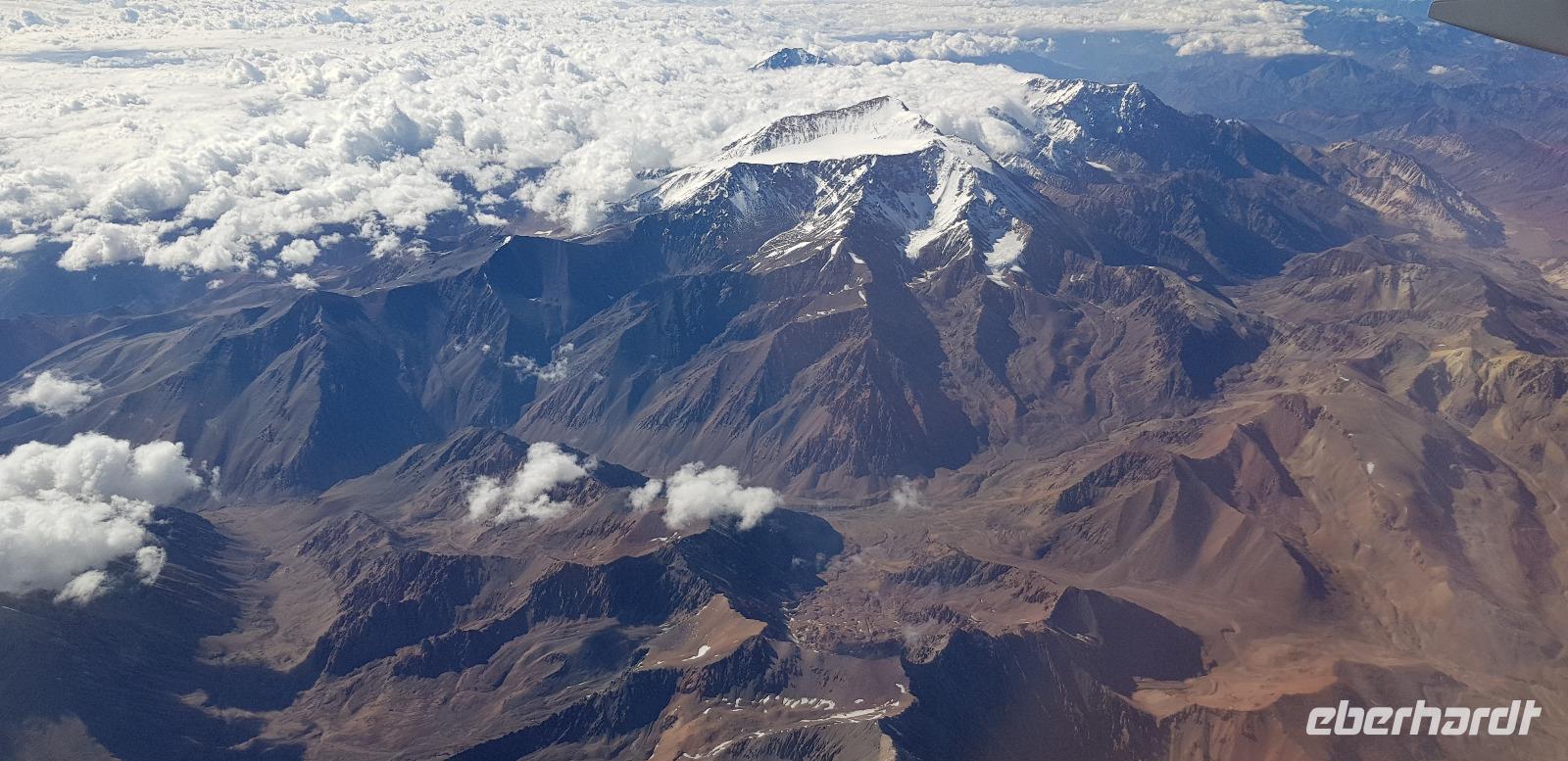 Flug über Chile
