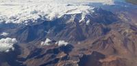 Flug über Chile