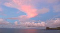 Galapagos - Espanola -Gadner-Bucht -  Sonnenuntergang