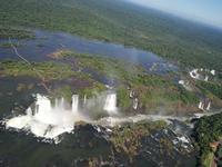 Iguazu Wasserfälle, Brasilien, Helikopterflug