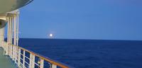 Mondlicht auf der Norwegian Sun 