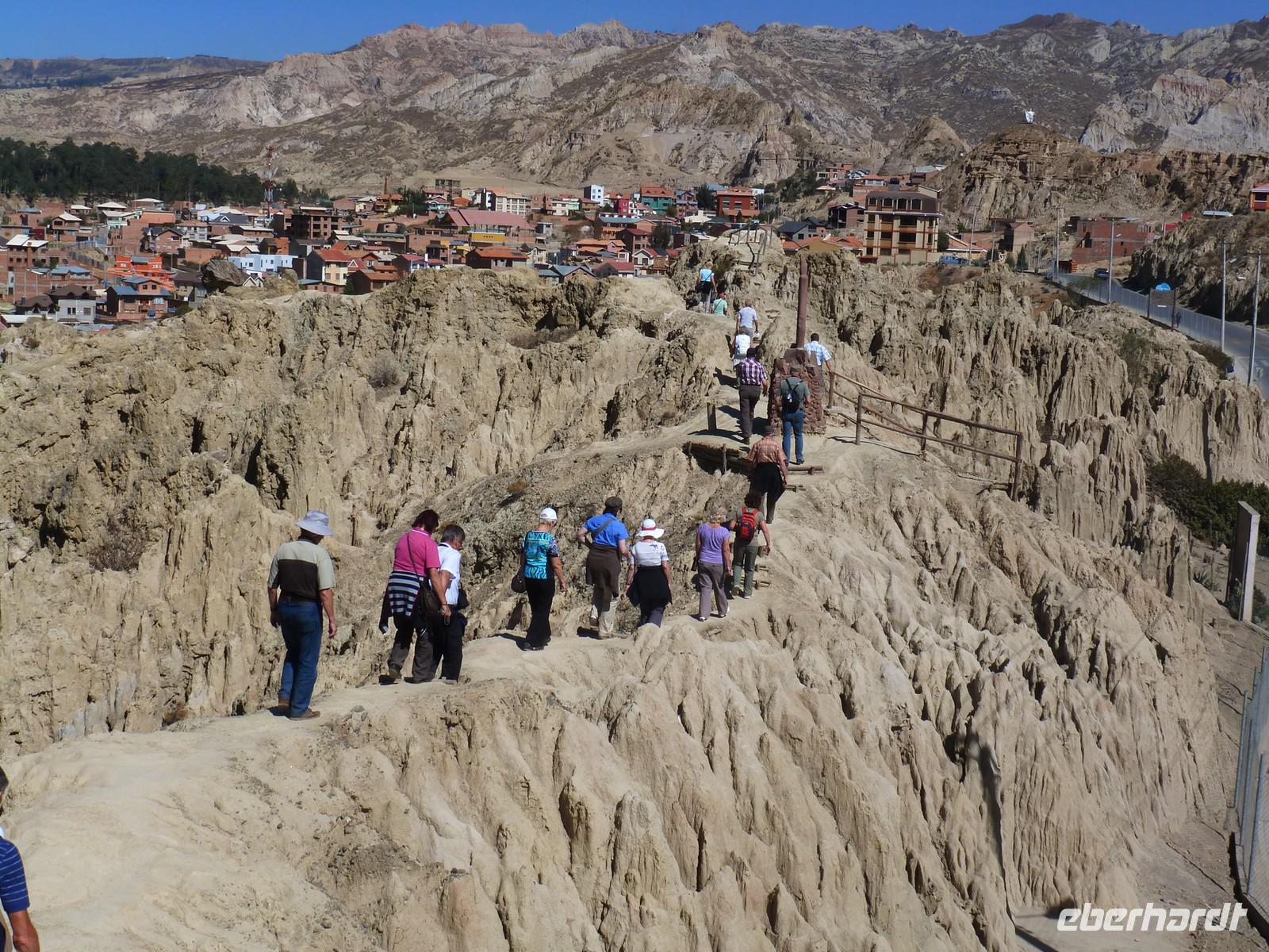 Mondtal in La Paz Bolivien