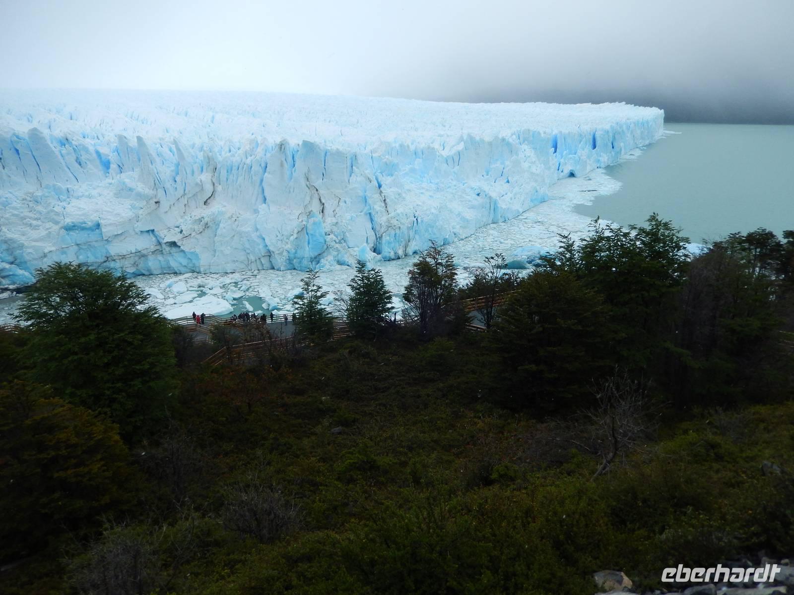 Perito Moreno von oben gesehen