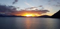 Sonnenuntergang auf der Norwegian Sun
